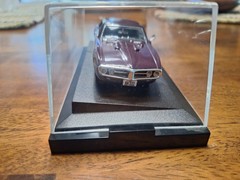 ERTL AMERICAN MUSCLE – 1967 Firebird Diecast w/Display Case Only, No Box 1:43