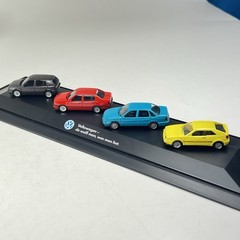 Herpa 1/87 HO VW Promo 4 car set PKW-Edition 4 da weiß man, was man hat