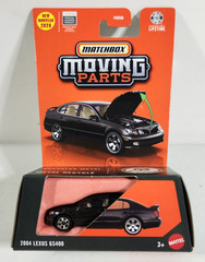 Matchbox Moving Parts 2004 Lexus GS400 Black Car 1/64 Toy Vehicle NEW