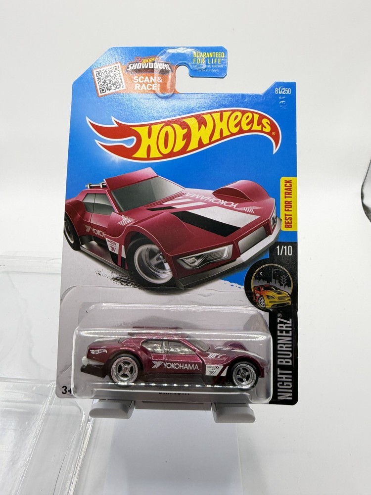 HOT WHEELS SUPER TREASURE HUNT W/ PROTECTO NIGHT BURNERZ DRIFTSA