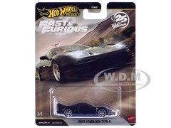 2003 HONDA NSX TYPE-R RHD BLACK “FAST & FURIOUS” DIECAST CAR HOT WHEELS JHW75