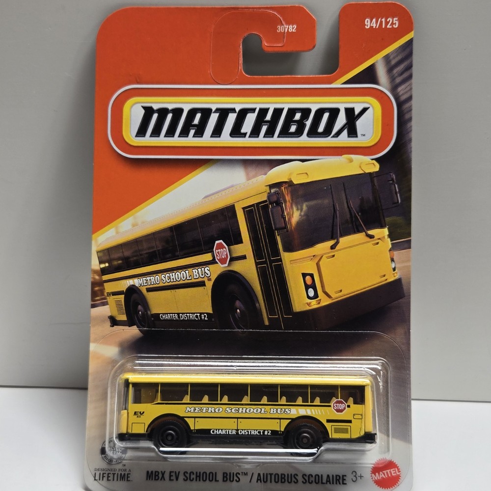 2026 MATCHBOX MBX EV SCHOOL BUS METRO CHARTER DISTRICT 2