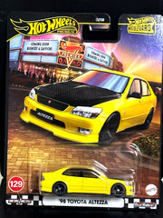 2025 2026 HOT WHEELS PREMIUM BOULEVARD 1998 98 TOYOTA ALTEZZA YELLOW BLACK 129
