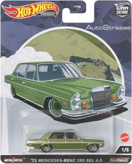 Hot Wheels 1:64 Car Culture ’72 Mercedes Benz 280 SEL 4.5 HCK18 Auto Strasse