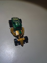 Green & Gold Diecast Toy Car – Dragon Graphic Green Gold Vehicle Type Car