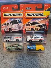 Matchbox Matchbox Fire Truck Emergency Vehicle Lot Of 4