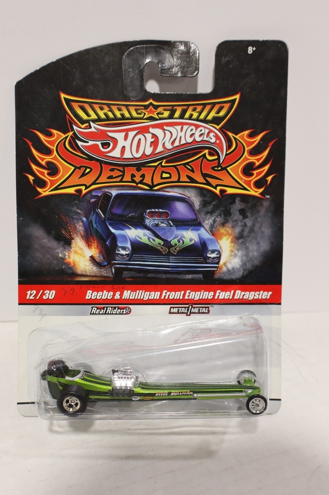 Hot Wheels Drag Strip Demons, Beebe & Mulligan Front Engine SHELF WEAR READ