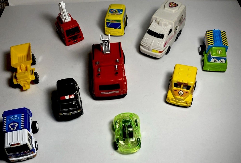 small toys cars lot Of 10 Various Types
