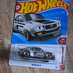 Hot Wheels Mazda RX-3 Compact Kings 1:64 Diecast Silver/Black Unopened