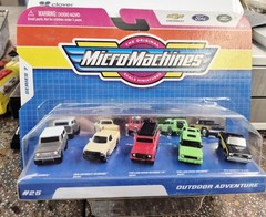 Micro Machines Outdoor Adventure Series 7 Silverado Blazer Bronco Defender