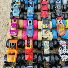 Hot Wheels Monster Jam Lot of 25 – 1:64 Monster Trucks Grave Digger Batman