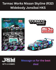 Tarmac Works Nissan Skyline (R32) Widebody Jonsibal & HKS 1/64