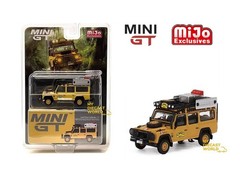 1/64 Mini GT #463 Land Rover Defender 110 1989 Camel Trophy Amazon Team France