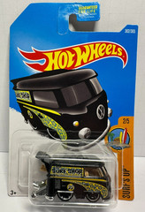 Hot Wheels Kool Kombi Surf’s Up 2 of 5 Black Surf Shop Graphics NIP