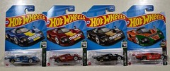 NEW 2024 HOTWHEELS K CASE MAZDA 787B BLACK, BLUE, RED & ORANGE LOT 4