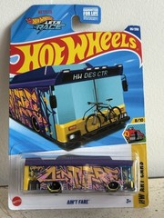 Hot Wheels 2025 Art Cars #88/250, 8/10 Ain’t Fare Netflix Let’s Race Graffiti