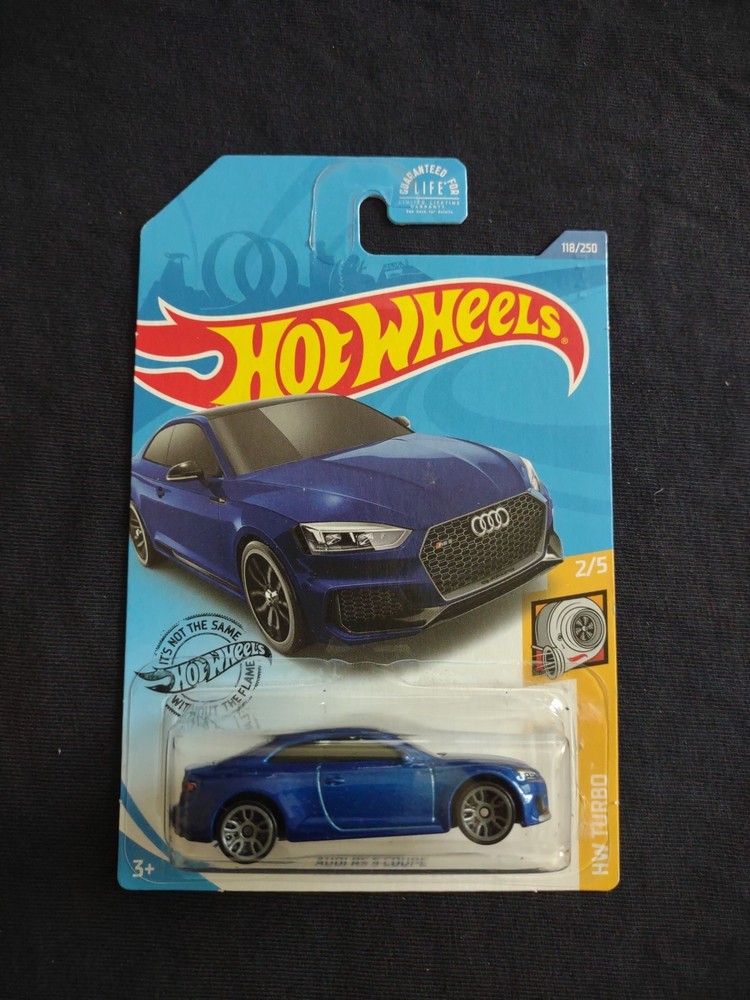 2019 Hot Wheels Audi RS 5 Coupe Blue HW Turbo Series 2/5 #118