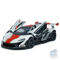 1:32 McLaren P1 GTR Race Car Model Diecast Toy Vehicle Collection Kid Gift White