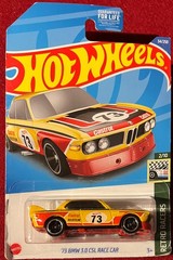 HOT WHEELS ’73 BMW 3.0 CSL RACE CAR YELLOW 34/250. SEE COMBINED OFFERS!