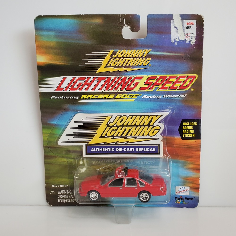 Johnny Lightning Lightning Speed Chevrolet Caprice Fire Department Red