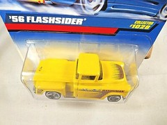1998 Hot Wheels Mainline/Collector #1028 ’56 FLASHSIDER Yellow w/Chrome 3 Spokes
