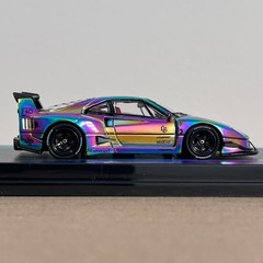 INNO64 LBWK Ferrari F40 Silver Chrome Hobby Expo China HEC 2024 CHASE – Unsealed