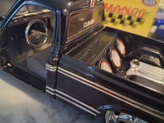 (( Black & VHTFT )) 1/24 jada Dub City 72 Chevy Cheyenne Pickup truck(Loose)