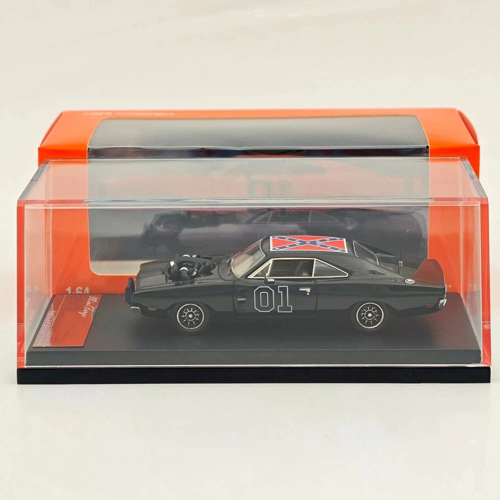 1:64 Mini Forge Black 1969 Chargr General Lee with 1600 HP Twin-Turbo LS
