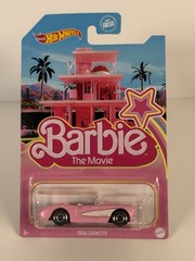 Mattel Hot Wheels Pop Culture – Barbie The Movie – 1956 CORVETTE Pink (JBL79)