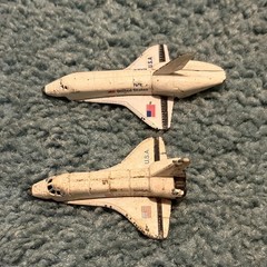 1998 NASA Space Shuttle Discovery Die-Cast Metal by Ertl – Lot of 2