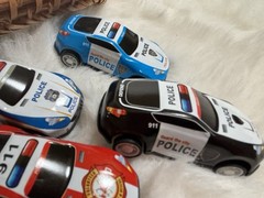 Die Cast Plastic And Metal Police and Fire Cars Lot Of 35
