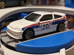✨🌴1988 Honda CR-X White Hatchback, Hot Wheels 1/64 Loose Condition 4/5