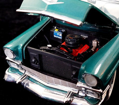 55 Chevy Classic Chevrolet Custom Built Concept 1 24 Hot Rod Race Car 1955 57 18