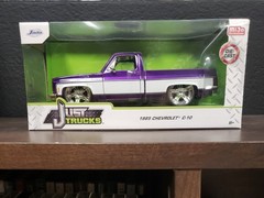 JADA 1/24 1985 CHEVY C-10 PICKUP (purple/White)