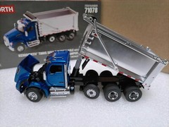 DM 1/50 Kenworth T880S Sffa Tandem AXLE DUMP TRUCK Diecast Model Toy 71078