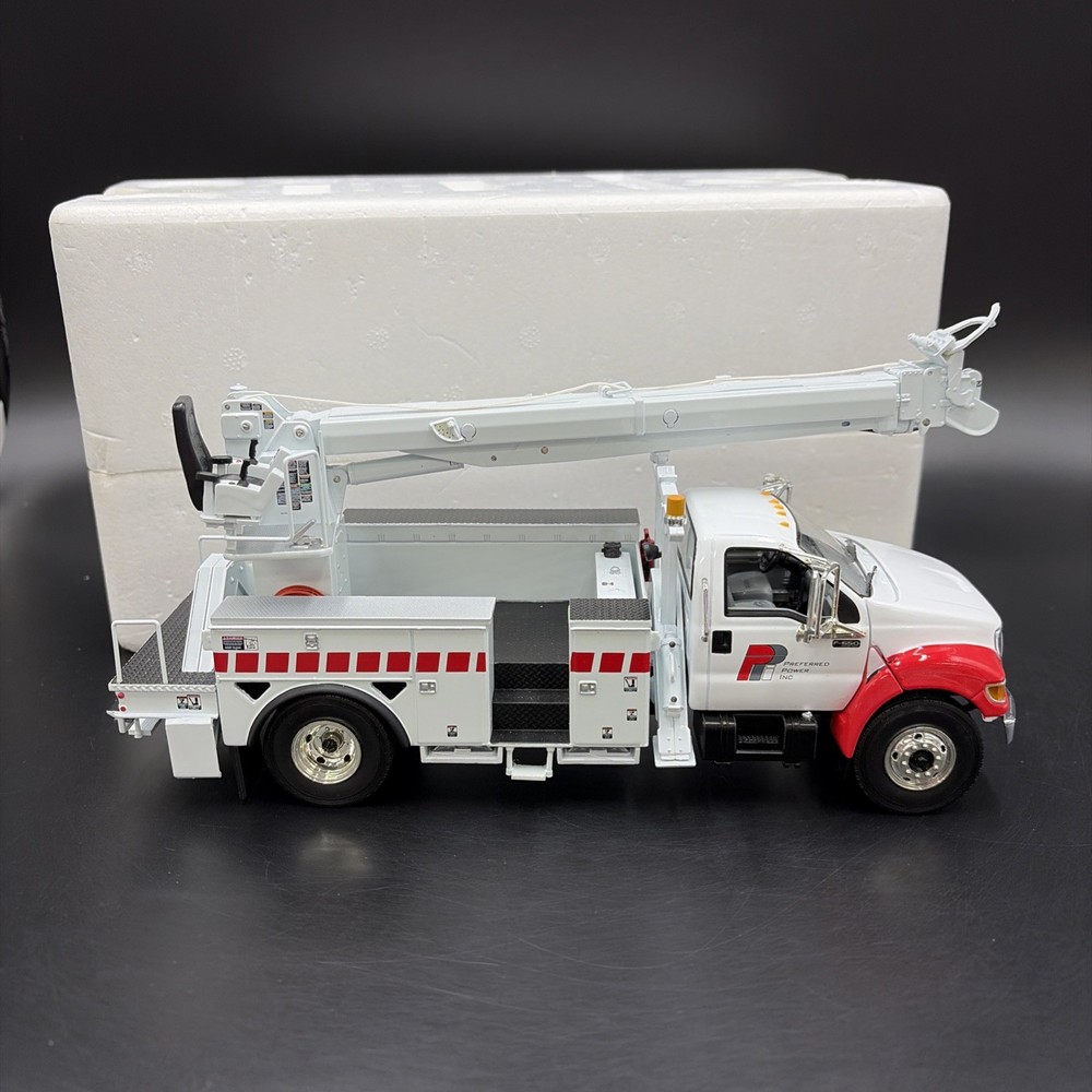 2004 First Gear Ford F- Preferred Power Inc Derrick Digger 1:34 Scale Diecast