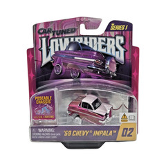 2026 CarTuned ’59 Chevy Impala #2 Purple Lowriders Series 1