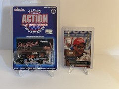 Action Platinum Series Dale Earnhardt #3. Plus a Tracks Dale Earnhardt #27 card