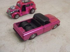 Custom Made Hot Wheels Redline – ’67 Chevy C-10 – in Hot Pink Spectra-flame!!