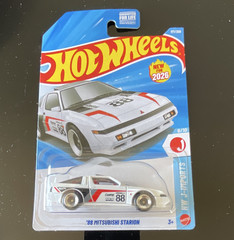 Hot Wheels HW J-Imports 1988 Mitsubishi Starion 1:64 Diecast Car White Unopened