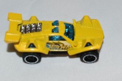 Hot Wheels 2011 Yellow Quick Sand, Made in Malaysia