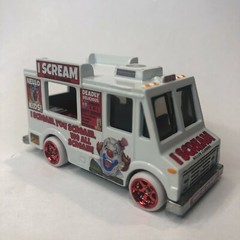 Clear Waterslide Decal for Hot Wheels Ice Cream Truck Quick Bite I SCREAM Clown