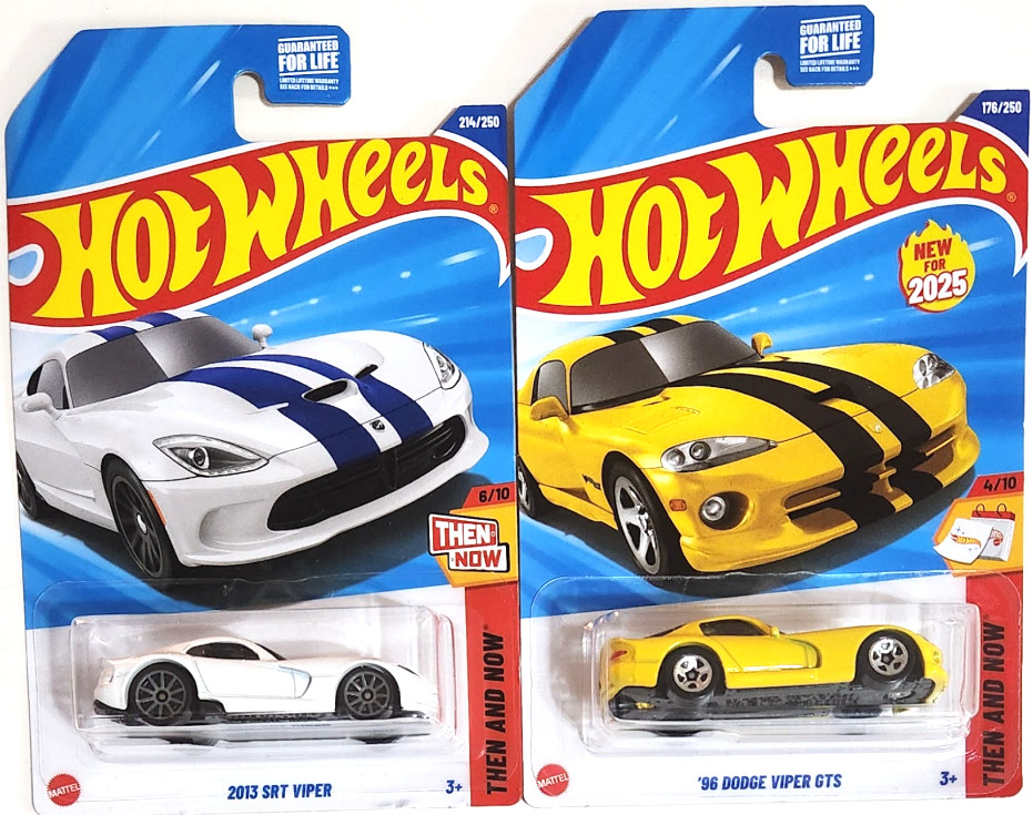 🏁2025 Hotwheels 🏁 2013 SRT Viper & 96’ Dodge Viper GTS (Or Best Offer)
