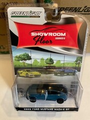 Greenlight Showroom Floor 2023 Ford Mustang MACH-E GT Vapor Blue