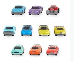 Toy Truck Car Carrier Truck Toy with 34 Storage Space 10 Pull Back Cars New