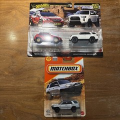 Hot Wheels Car Culture Subaru Crosstrek/Toyota 4Runner + bonus matchbox 4runner