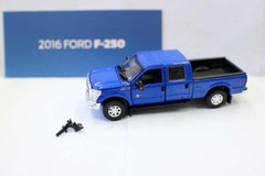 Metal 1/64 Ford F250 Pick Up truck Double Cabin Opened doors Diecast toys model