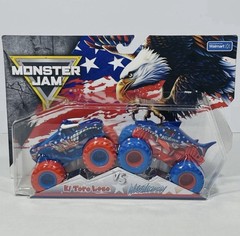 Monster Jam Stars And Stripes El Toro Loco VS Megalodon 1:64 Scale – New Sealed