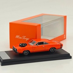 Mini Forge 1:64 1969 Chargr Red with 1600 HP Twin-Turbo LS Diecast Motor