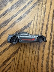 Hot Wheels Ferrari 599XX 1:64 Diecast Car Gray/Red/Black Red Stripe 2009
